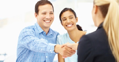 Man and woman in dental consultation