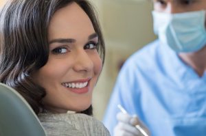 woman dental checkup 